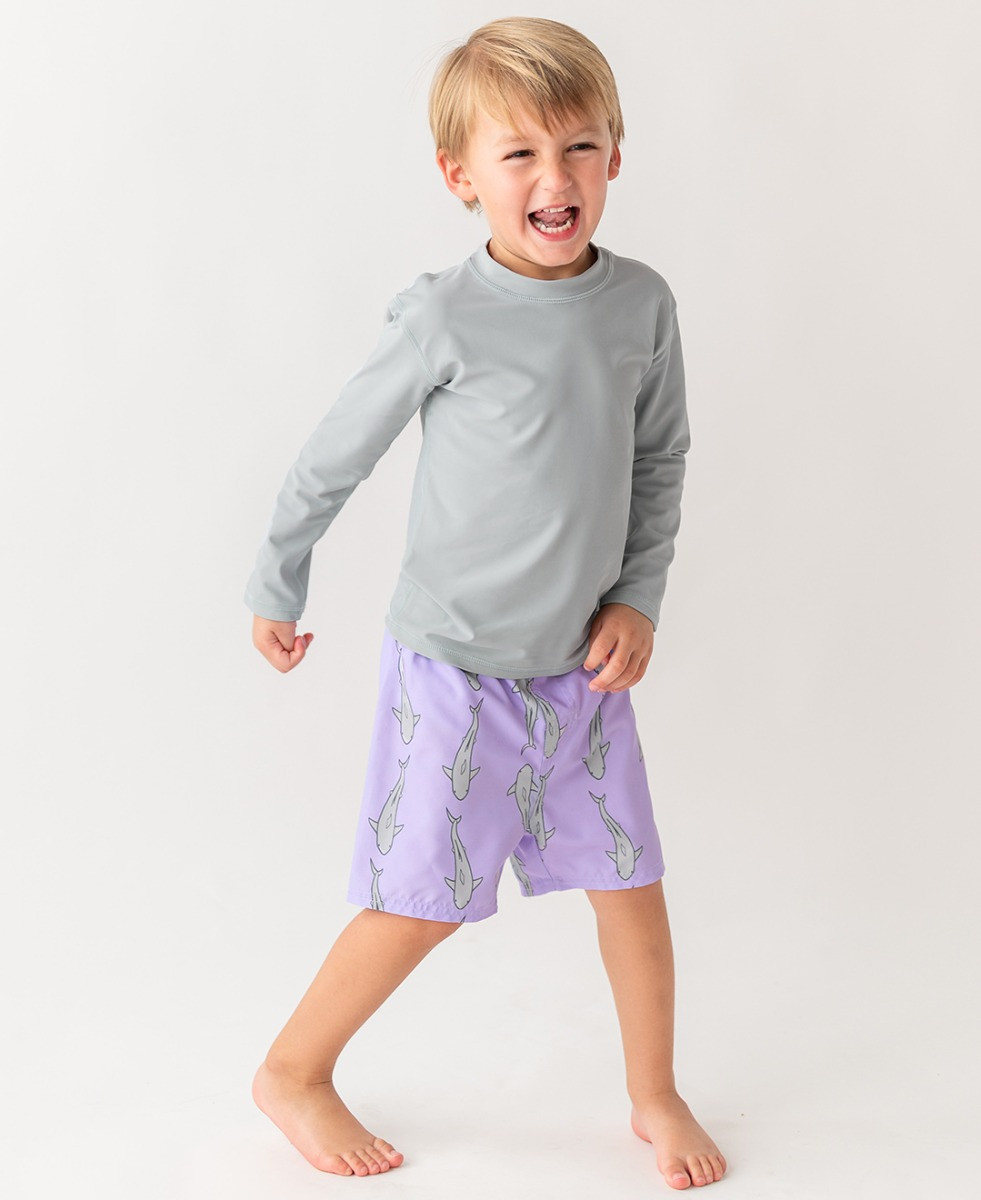 Long Sleeve Rash Guard | RuffleButts / RuggedButts