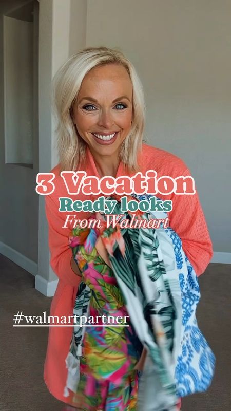 3 vacation ready looks from Walmart! I’m partnering with Walmart to bring the prettiest looks! I’m 5’5” and 150lbs. Wearing a medium in everything! @walmartfashion #walmartpartner #walmartfashion 

#LTKFindsUnder50 #LTKSwim #LTKStyleTip