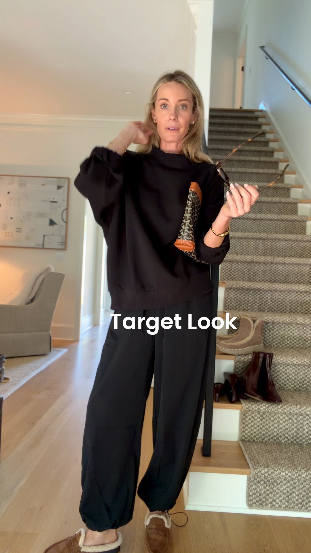 Throw and go! Size large sweatshirt and small pants.