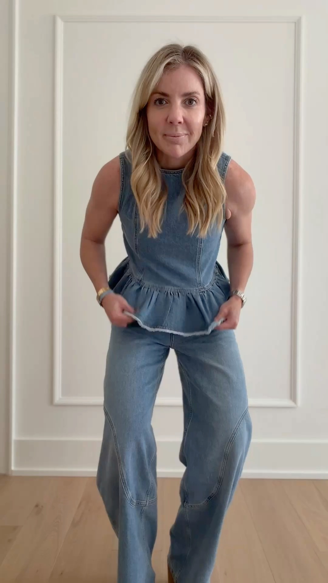 Denim a few different ways 🤍 

 #LTKdayinmylife #LTKSeasonal #LTKOver40