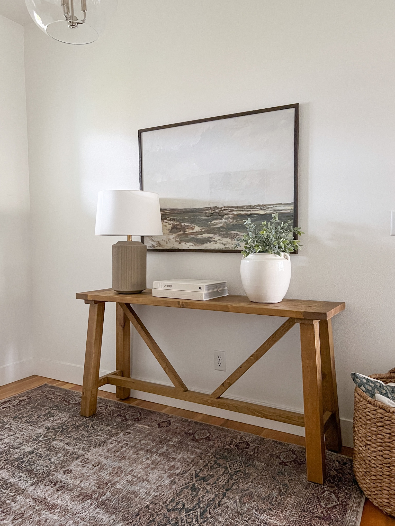 Console table, entryway, table, living room, vintage rug, table lamp, artwork

#LTKsalealert #LTKhome #LTKFind