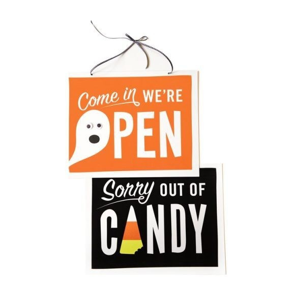 Halloween Open/Closed Door Sign | Maisonette