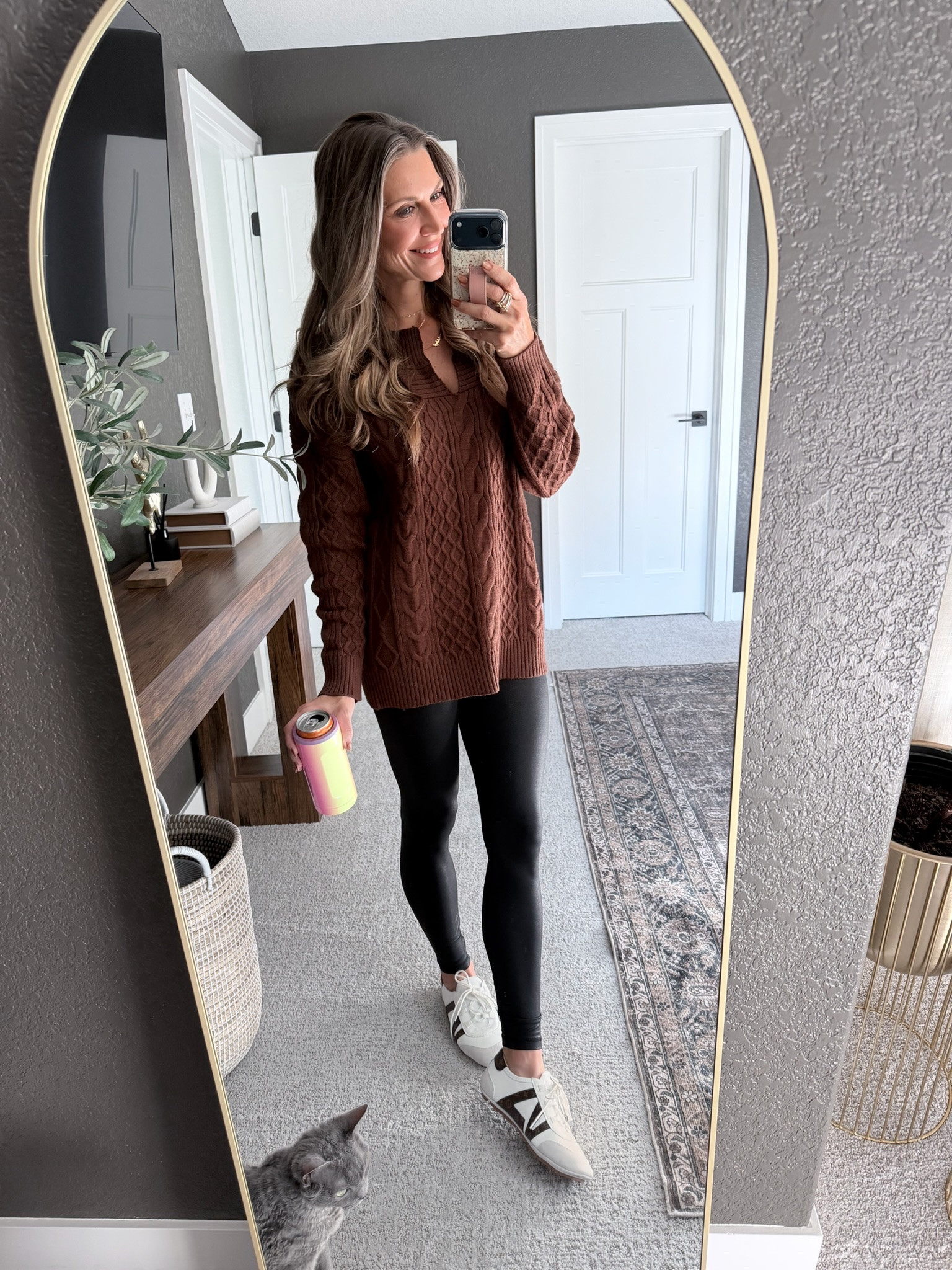 Cozy fall vibes in faux leather leggings and the perfect brown sweater. 🍂 This neutral, easy throw-on outfit is comfy, flattering, and perfect for everyday wear. Linking everything on LTK for an effortless fall look you’ll reach for again and again.

faux leather leggings, brown sweater outfit, fall outfit ideas, neutral fall look, cozy fall style, everyday fall fashion, LTK fall outfit

#LTKSeasonal #LTKFindsUnder50 #LTKStyleTip