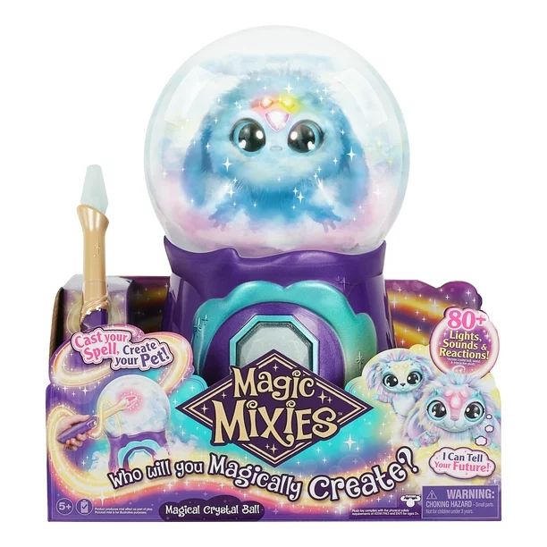 Magic Mixies Magical Misting Crystal Ball with Interactive 8 inch Blue Plush Toy and 80+ Sounds a... | Walmart (US)