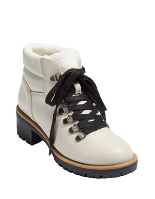 Shearling Hiker Booties | Belk