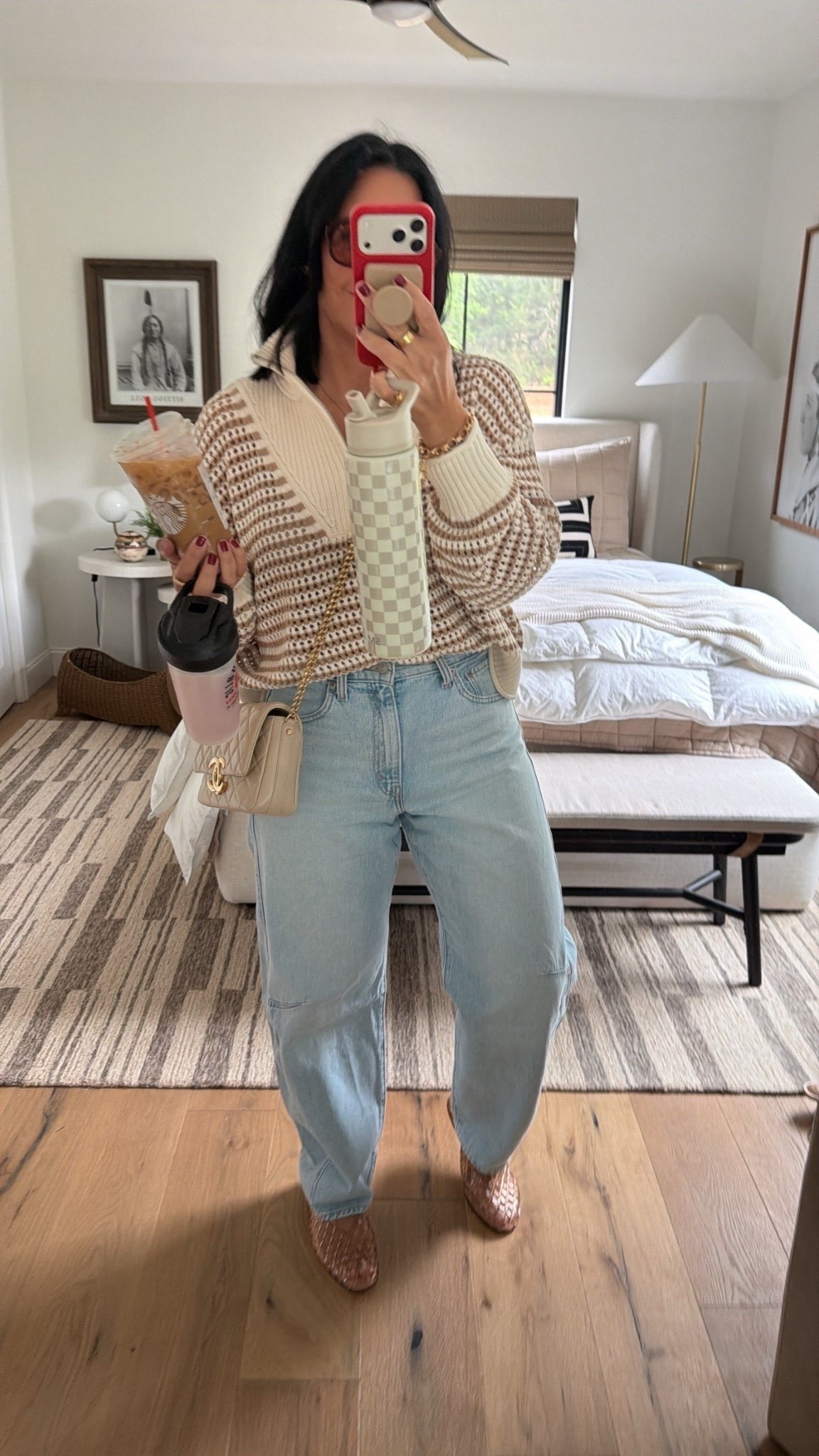 Top size medium, pants size 29 (I’m a curvy size 8), shoes fit tts (I’m a 9.5/10 and did a 10 in these). 



#LTKgrwm #LTKootd #LTKmomlife