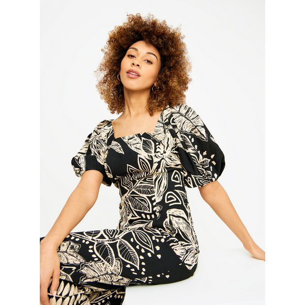 Buy Mono Coord Floral Print Short Sleeve Blouse 16 | Blouses | Tu | Tu Clothing