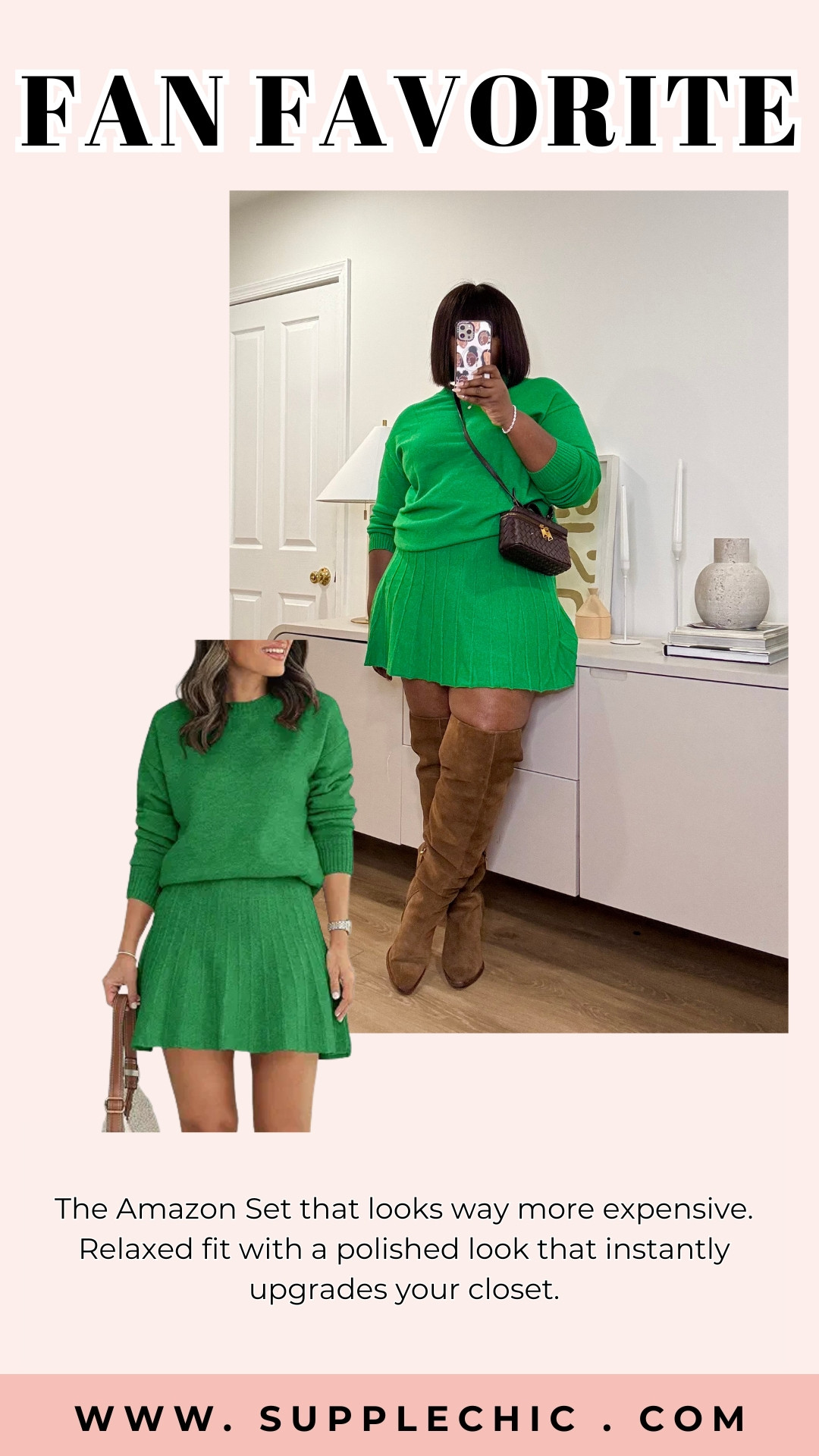 The Amazon Set that looks way more expensive. Relaxed fit with a polished look that instantly upgrades your closet. #AmazonFinds #MatchingSet #EverydayOutfit #ComfortChic #LTKFinds #ClosetStaple #OOTDInspo #EffortlessStyle #AmazonFashion 

 #LTKgrwm #LTKootd #LTKMidsize