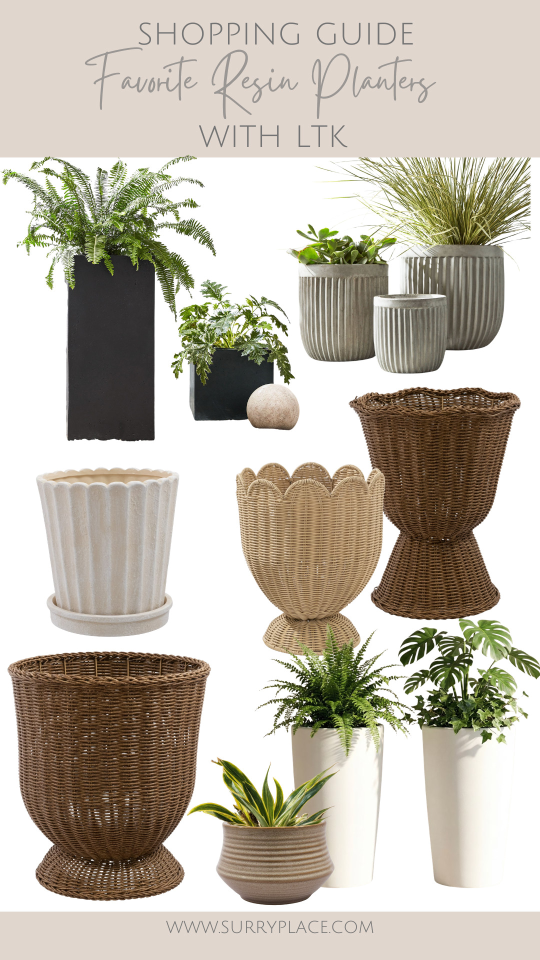 Favorite Resin Planters 

 #LTKHome