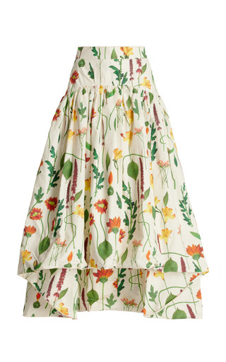 Curuá Duranzo Primavera Cotton Maxi Skirt | Moda Operandi (Global)