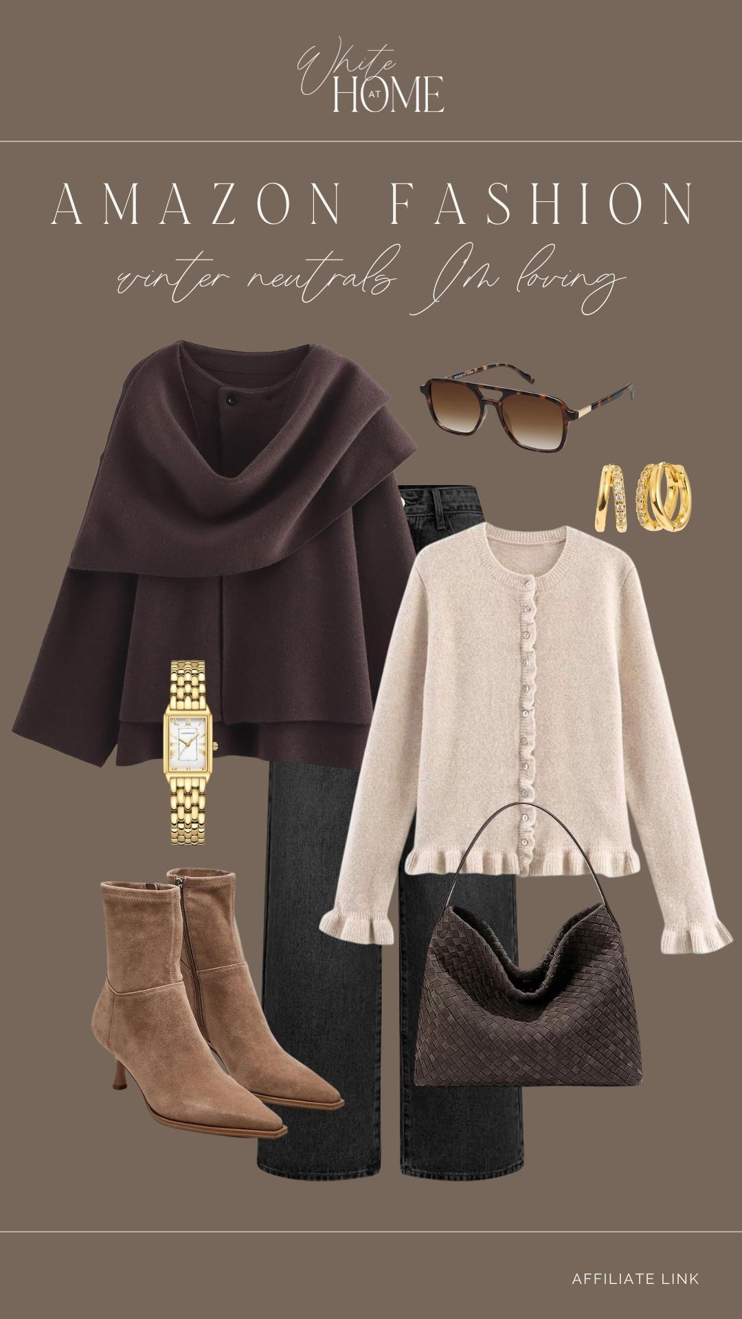 I'm loving these warm neutrals for the winter months. Layers for warmth, and delicate details for a feminine touch. #WinterNeutrals

#LTKgrwm #LTKootd #LTKHoliday