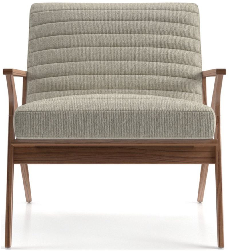Cavett Channel Chair + Reviews | Crate and Barrel | Crate & Barrel
