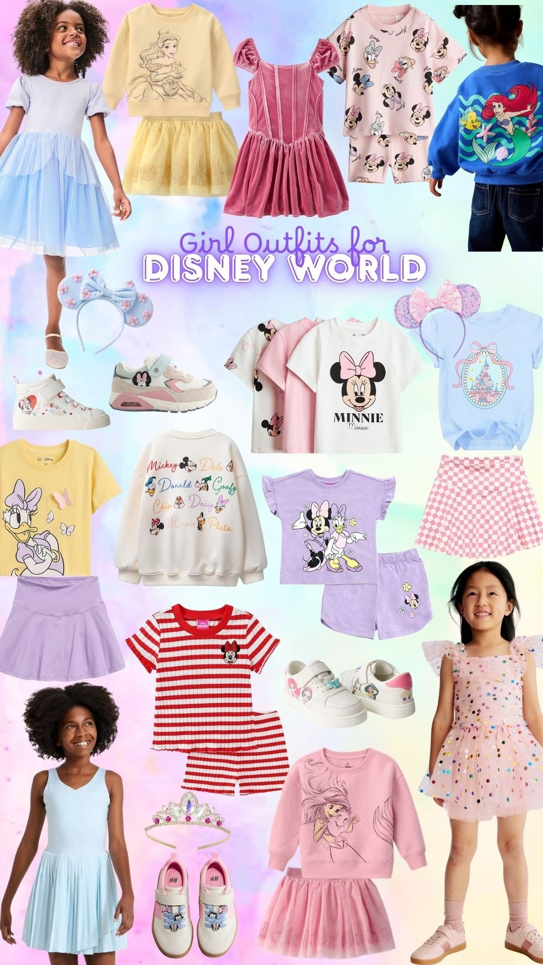 Disney outfits for girls. Toddler and kids park outfit for Disney World. Disney Princess outfits for  vacation. Minnie Mouse clothes. What to pack for Disney. 


#LTKmomlife #LTKTravel #LTKKids