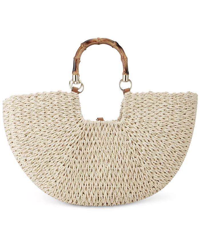 Ivah Straw Extra-Large Tote, Created for Macy's | Macys (US)