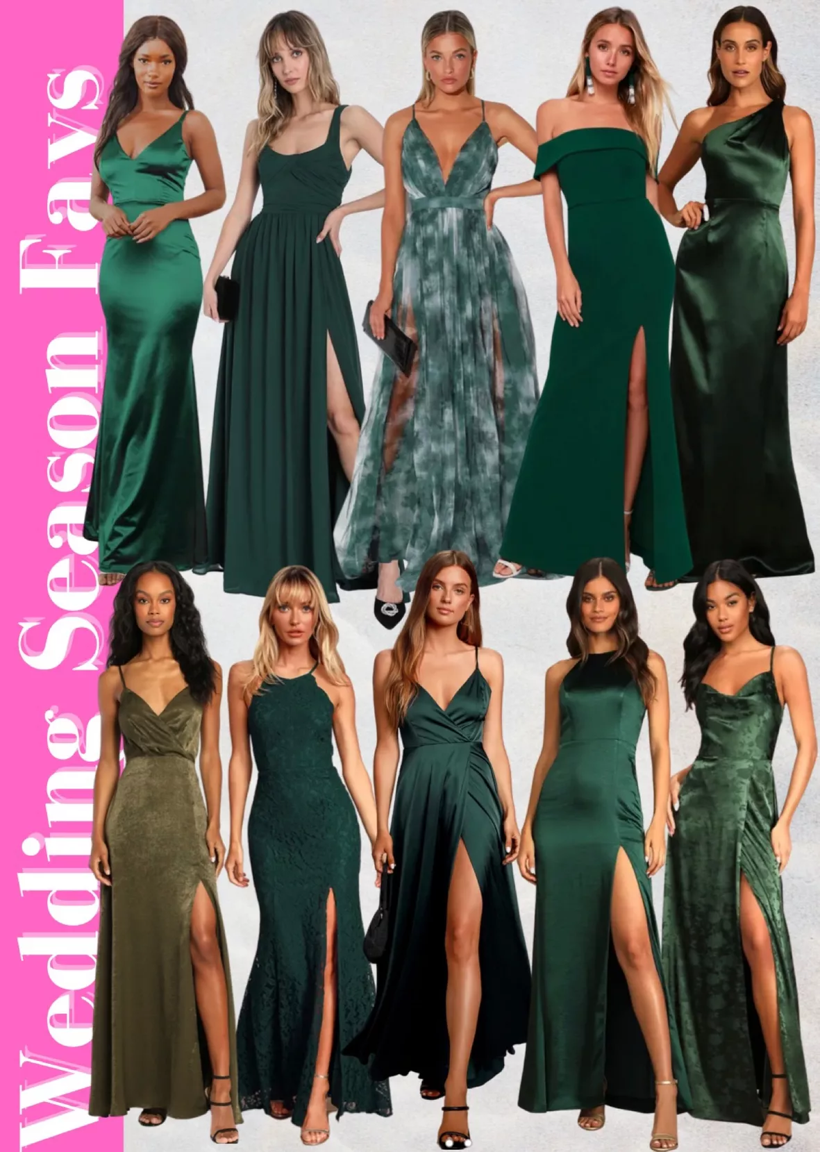 hunter green wedding guest dress Womens Bridesmaid Prom Long Asymmetrical One Shoulder Sheath Plus Size 100% Polyester lnstewart1 on LTK