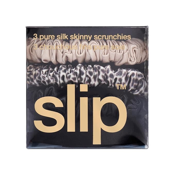 slip Skinny Scrunchies: Elevate Your Hair Game with Anti-Crease, Anti-Breakage Design,Crafted fro... | Amazon (US)