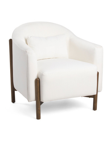 32.5in Jenny Peg Leg Boucle Accent Chair | TJ Maxx