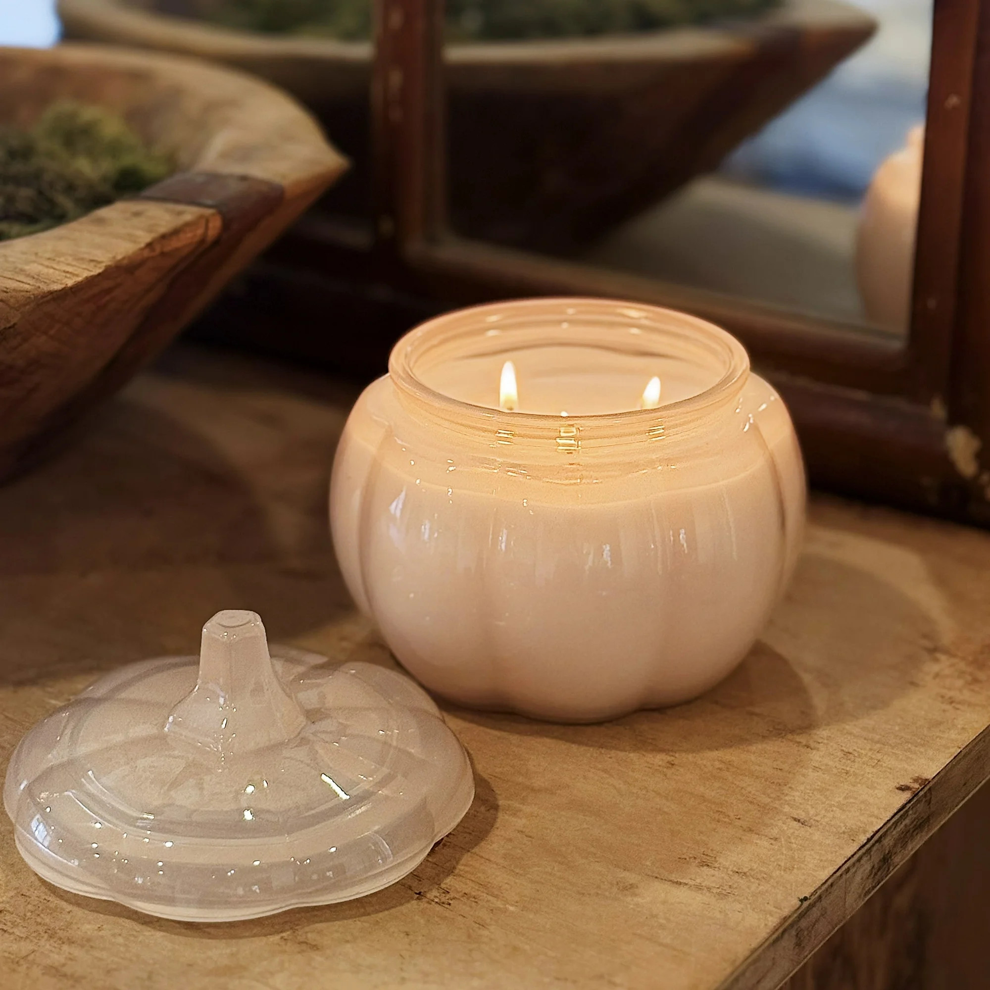 Better Homes and Gardens 3-Wick Pumpkin Jar Candle, Salted Coconut Mahogany, 30 oz - Walmart.com | Walmart (US)