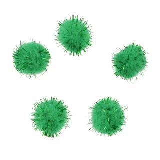 3/4" Green Sparkle Pom Poms, 15ct. by Creatology™ | Michaels Stores