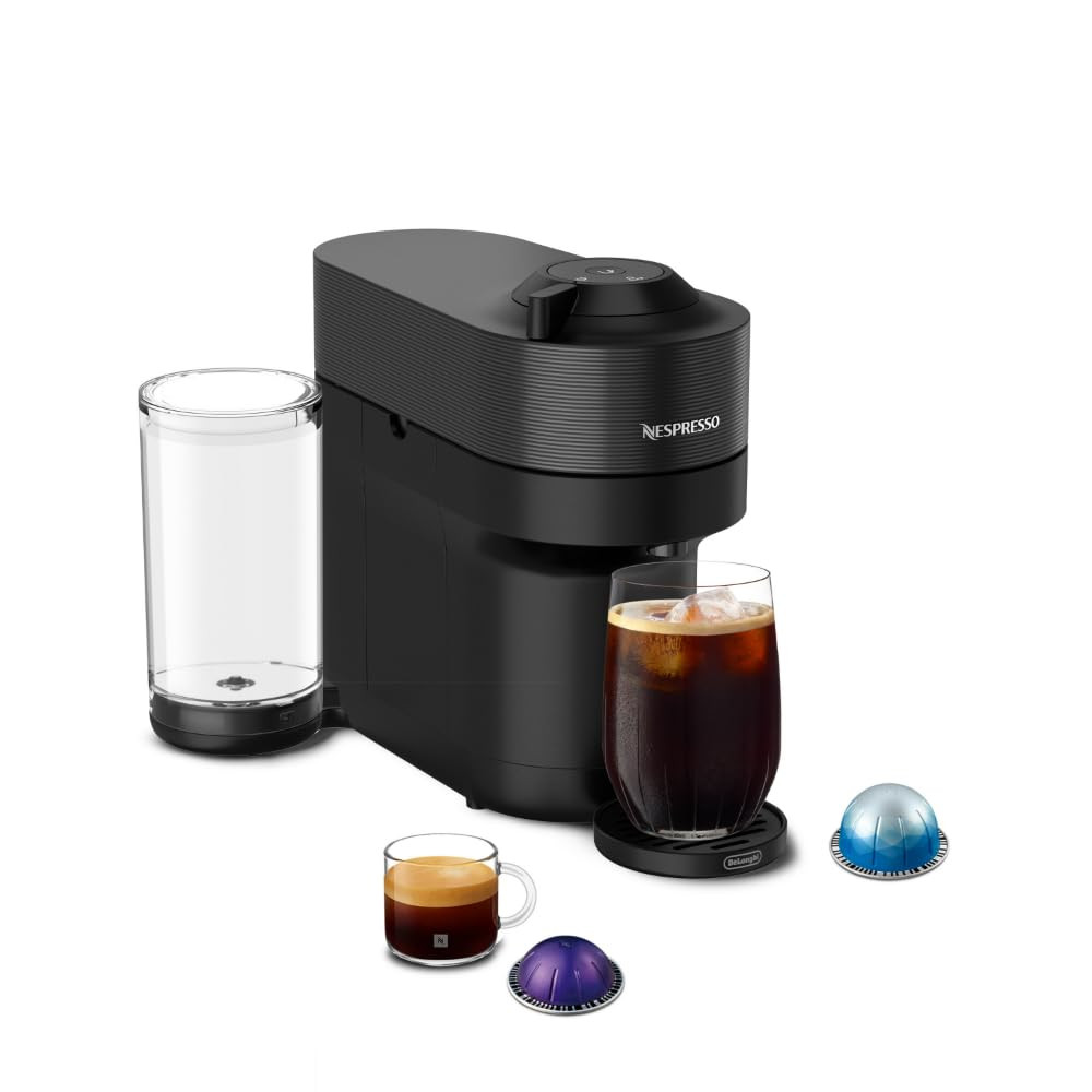 Nespresso Vertuo Pop+ Coffee and Espresso Machine by De'Longhi, Liquorice Black | Amazon (US)
