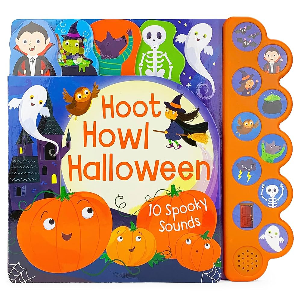 Hoot Howl Halloween 10-Button Sound Book for Little Trick-Or-Treaters (Interactive Children's Sou... | Amazon (US)