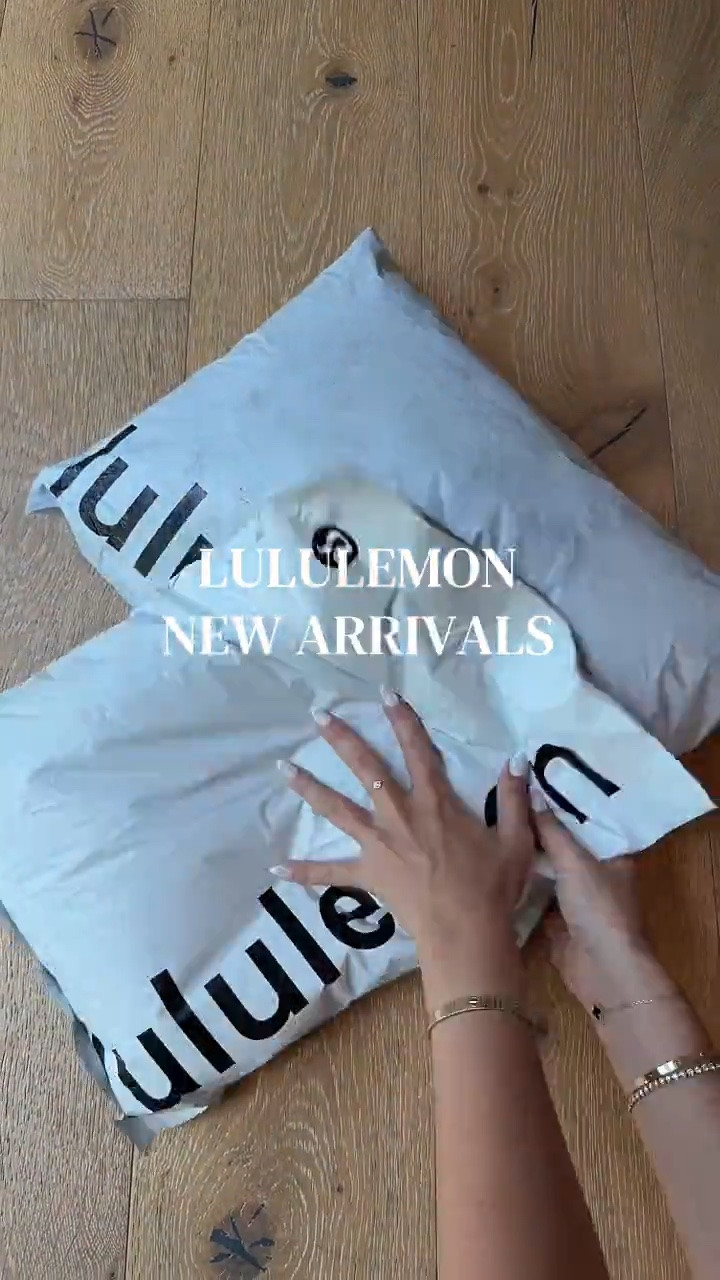 Lululemon new arrivals unboxing✨ I will post a try on of these soon 🫶🏻 and have these all 🔗 on my LTK! 

@lululemon