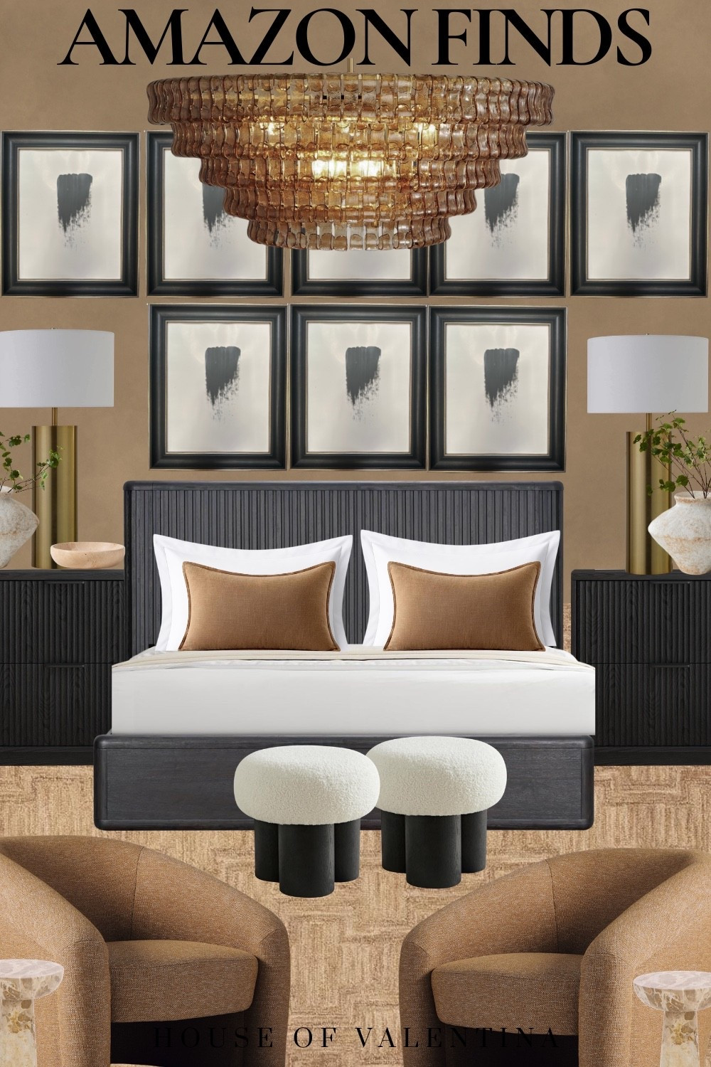 Creating a home that feels effortlessly luxurious is all about layering timeless pieces with beautiful textures, sculptural silhouettes, and statement lighting that instantly elevates the space. I love designing bedrooms that feel calm, collected, and worthy of a five-star retreat, and these Amazon finds DELIVER that high-end designer look without compromising on style. This is the kind of space I never want to leave. Eeeepppp! Obsessed is an understatement!

#LTKSeasonal #LTKHome #LTKSaleAlert