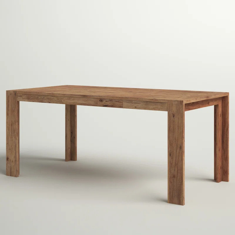 Vancamp Seashore Fixed Top Dining Table, Antique Natural | Wayfair North America