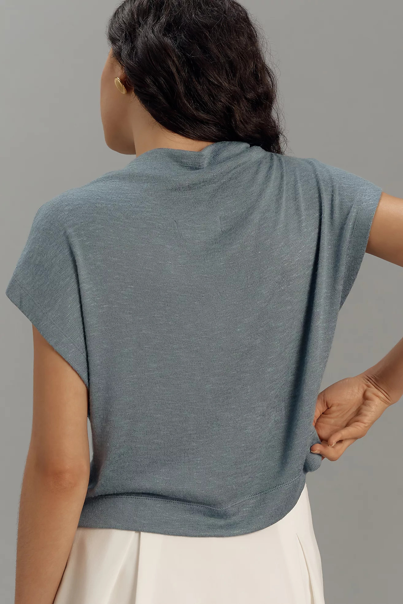 By Anthropologie Sleeveless Funnel-Neck Top | Anthropologie (US)