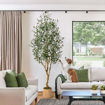 Olive Trees Artificial Indoor, Tall Artificial Olive Plants - Tall Faux Olive Tree with Planter | Target