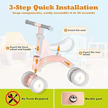 Baby Balance Bikes, Upgraded Toddler Bikes 10-36 Months Gifts for 1 Year Old Boys Girls, Cute Kid... | Amazon (US)