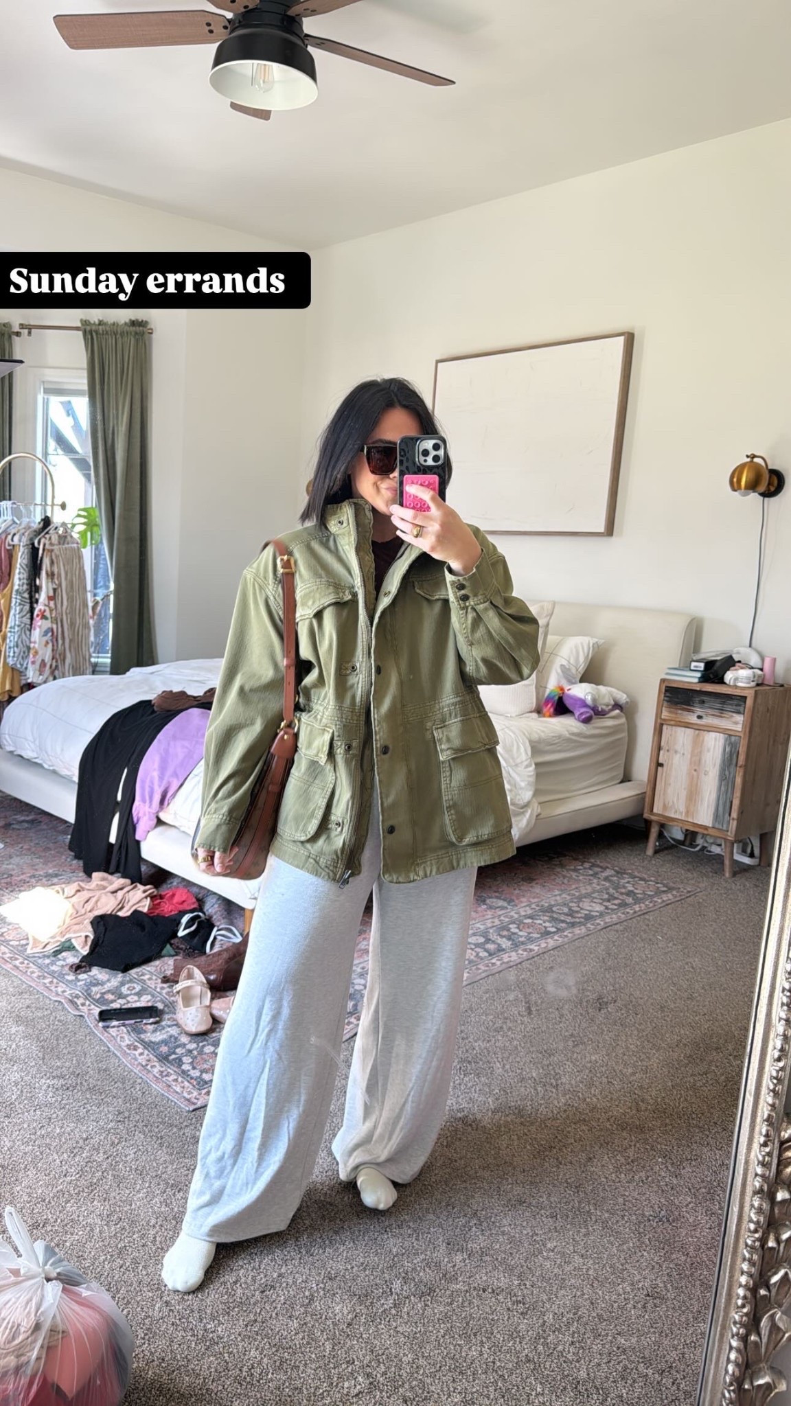 Sunday errands outfit, casual springtime outfit, layered jacket and sweats. 

Comfy spring outfit, casual spring outfit, cool mom style, elevated sweats 

#LTKWatchNow #LTKMidsize #LTKStyleTip