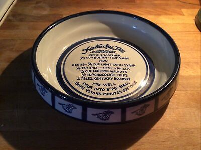 Vintage Kentucky Derby Pie Plate by Louisville Stoneware Heavy Duty Ceramic  | eBay | eBay US