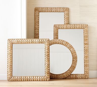 Mallorca Handwoven Seagrass Mirror Collection | Pottery Barn (US)