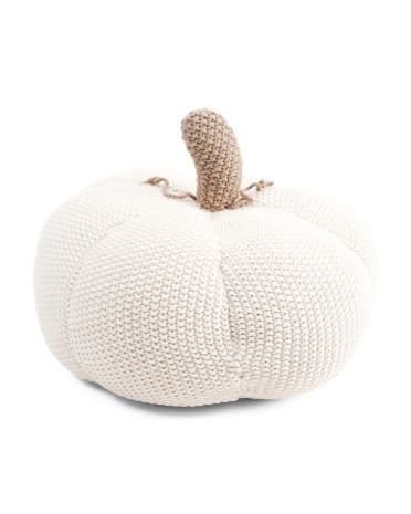 12x12 Crochet Shaped Pumpkin Pillow | Throw Pillows | Marshalls | Marshalls