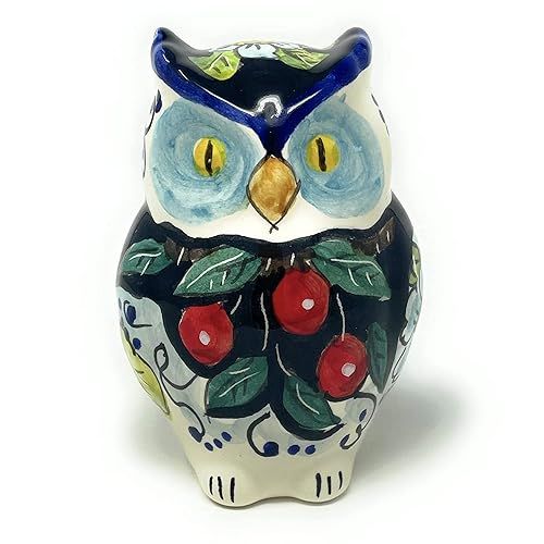 CERAMICHE D'ARTE PARRINI - Italian Ceramic Art Pottery Owl Figurine Animals Hand Painted Decorate... | Amazon (US)