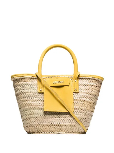 Le Panier Soleil raffia tote bag | Farfetch (US)