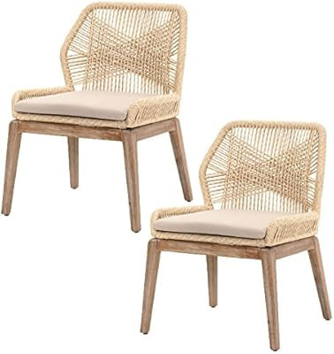 Orient Express Furniture Loom (KD) Dining Chair | Amazon (US)