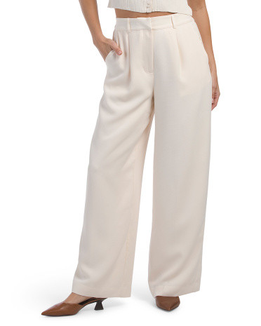 Wide Leg Crepe Pants | TJ Maxx