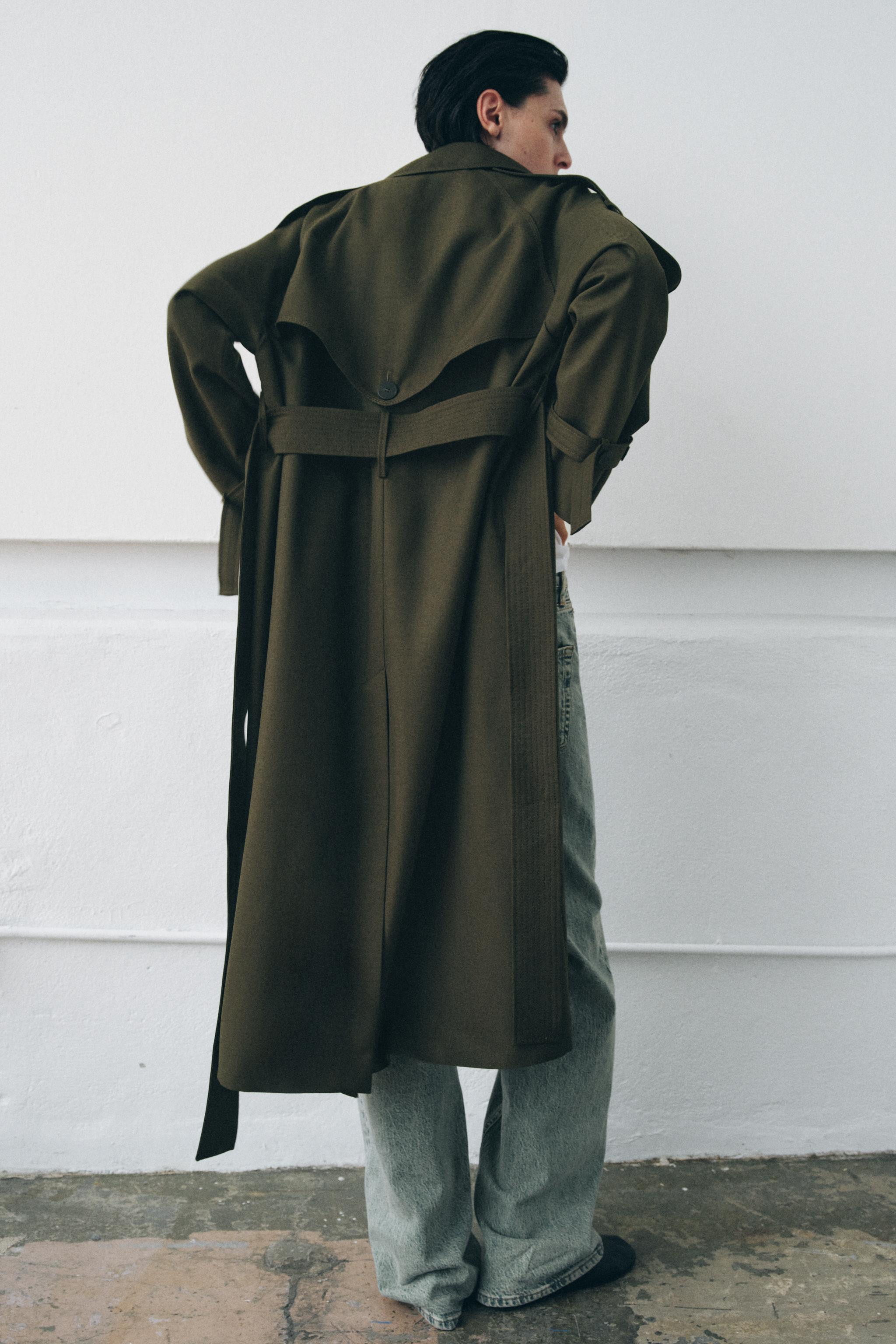 ZW COLLECTION LIMITED EDITION OVERSIZE TRENCH COAT | Zara UK