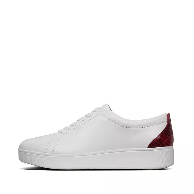 Women's RALLY Leather Sneakers | FitFlop (UK)