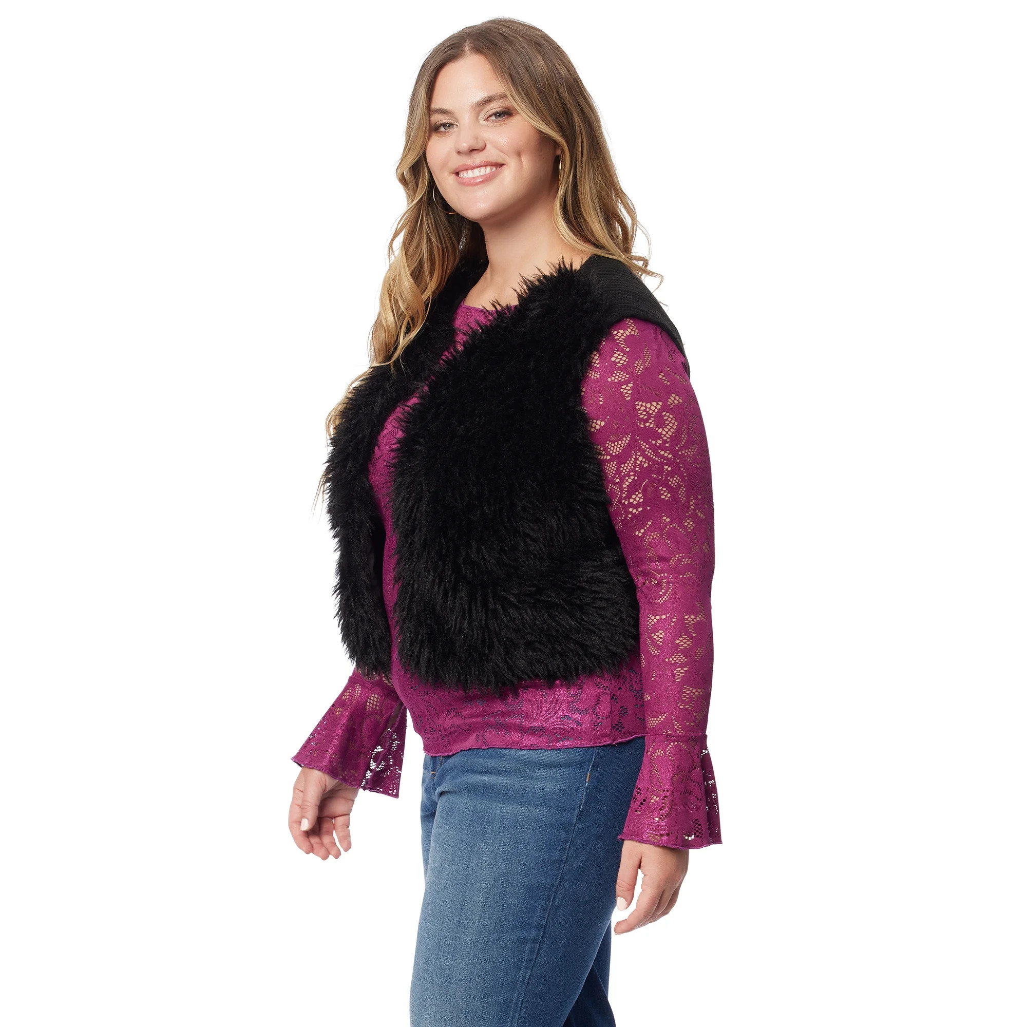Jessica Simpson Women's and Women's Plus Sweater Vest, Sizes XS-4X | Walmart (US)