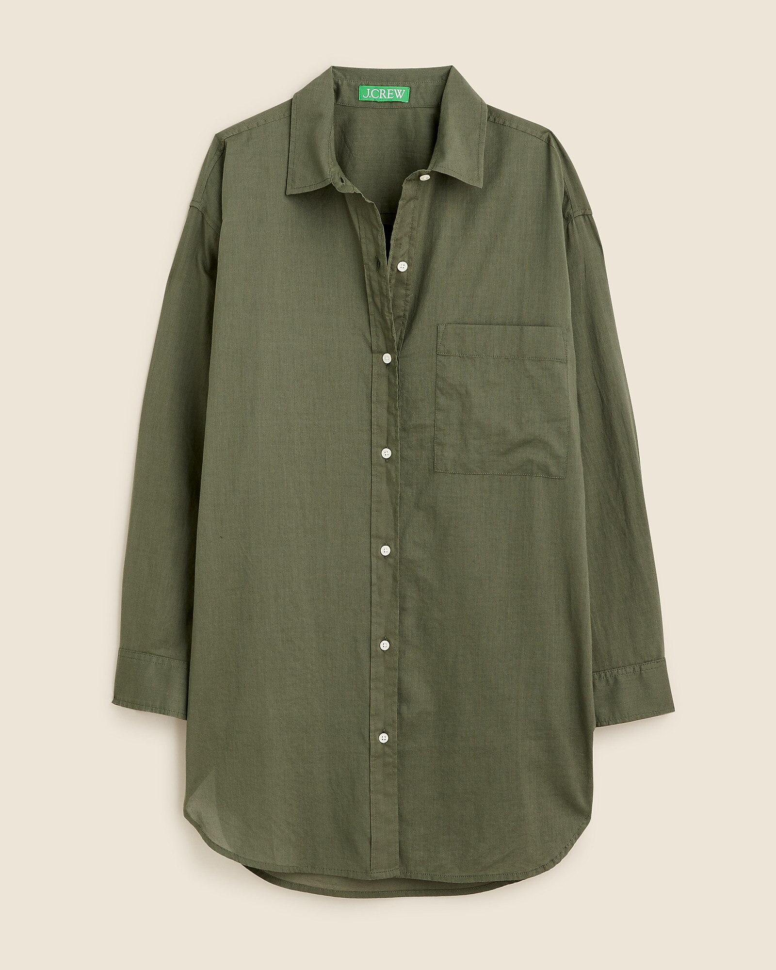Button-up cotton voile shirt | J. Crew US