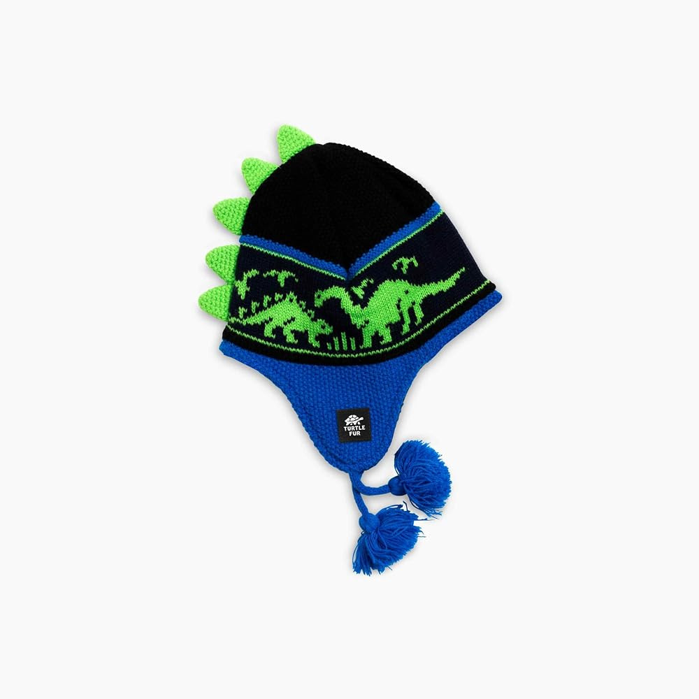 Turtle Fur Kids Boys Dr. Dino Fleece Lined Dinosaur Earflap Beanie | Amazon (US)