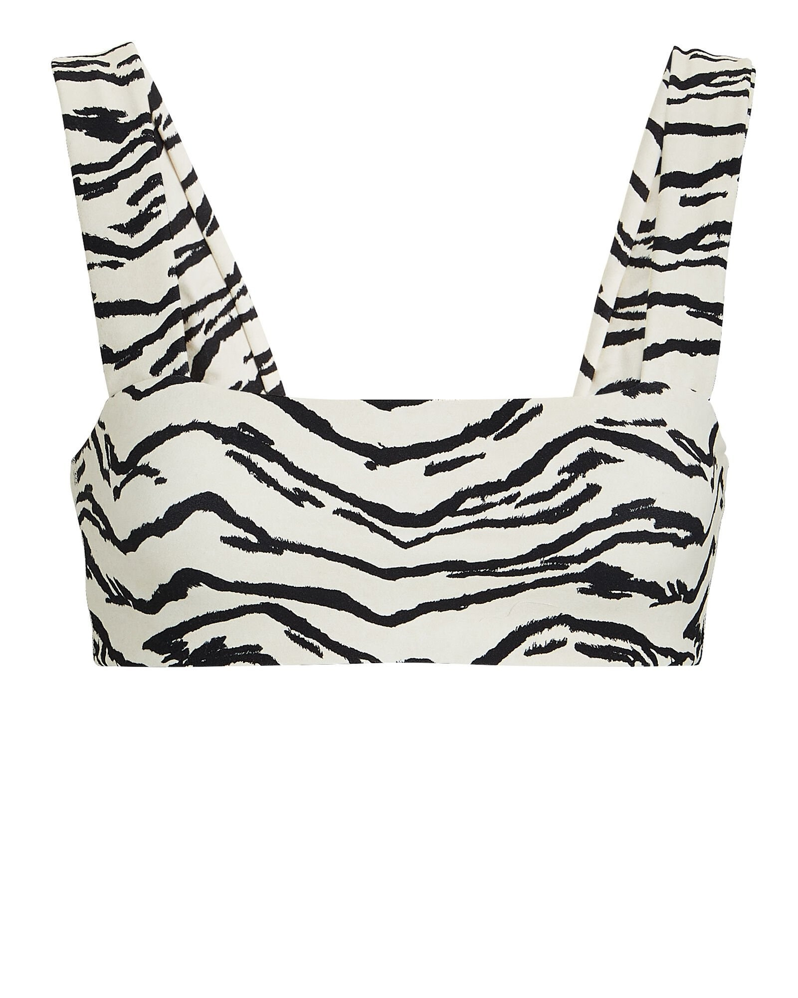 Zebra Print Sports Bra | INTERMIX