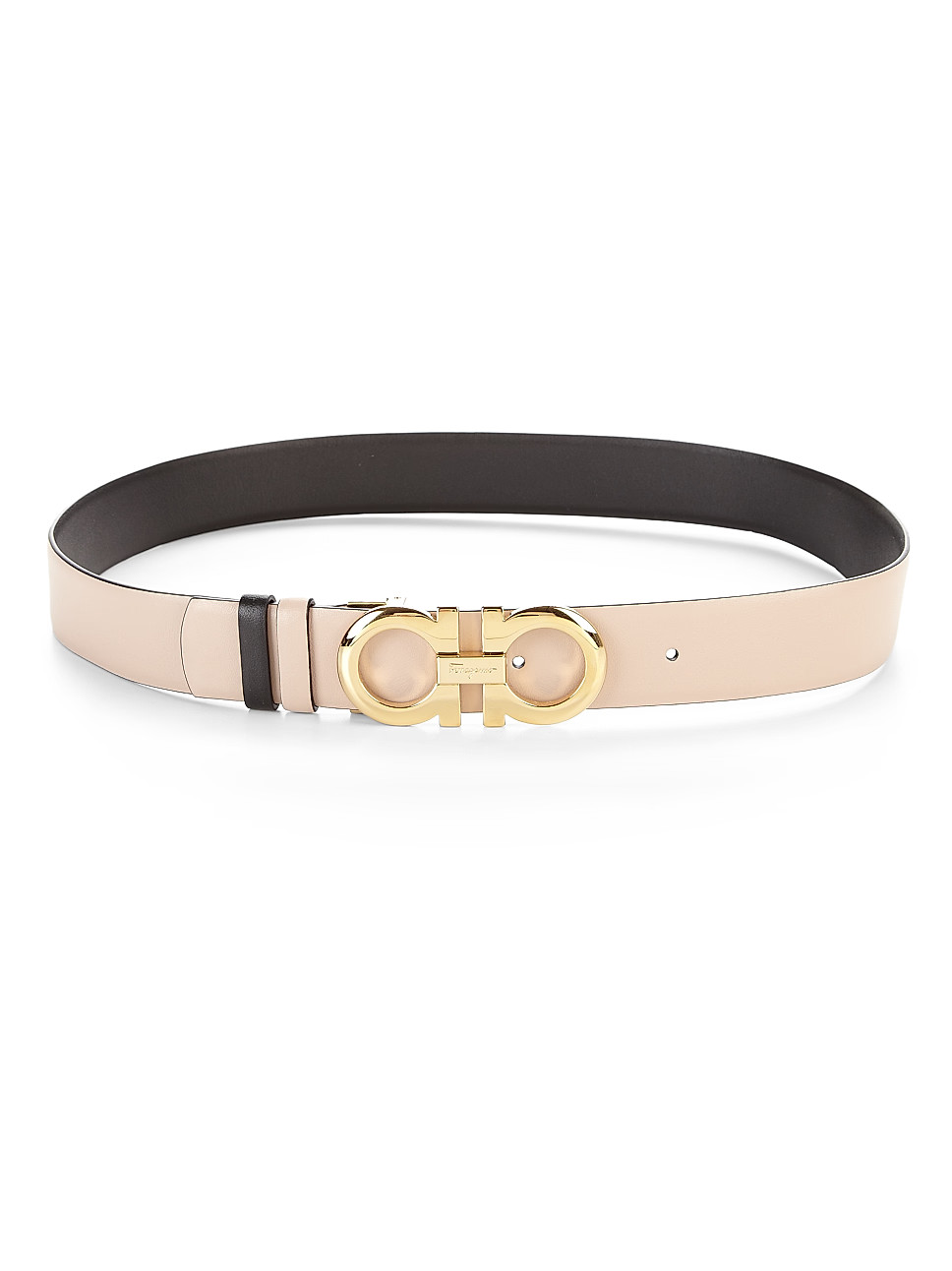 Gancini Medium Buckle Reversible Leather Belt | Saks Fifth Avenue