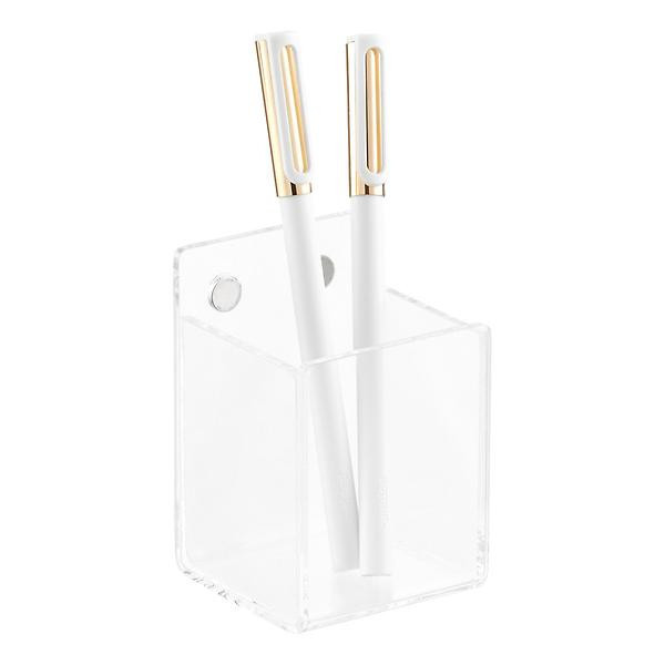 Magnetic Acrylic Pencil Cup | The Container Store