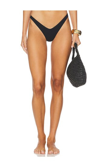 The Maeve Bikini Bottom in Noir | Revolve Clothing (Global)