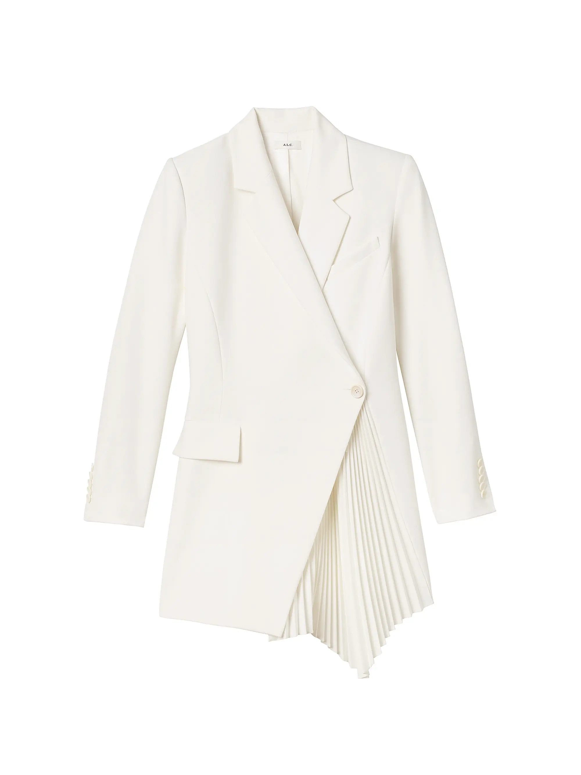 Juliet Pleated Blazer Minidress | Saks Fifth Avenue