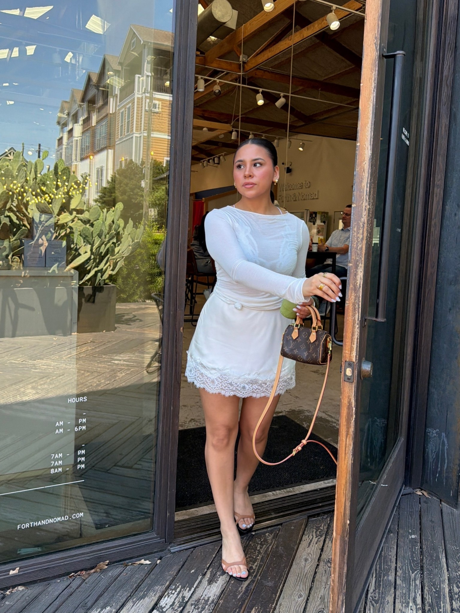 Smalls in everything 
Heels: 6.5 
Nano speedy bag

#LTKdayinmylife #LTKgrwm #LTKootd